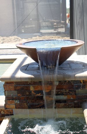 Custom Feature #120 by Fountain Pools and Water Features