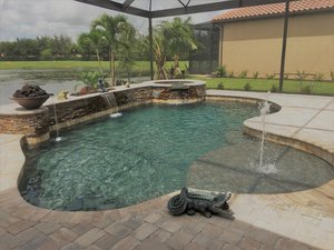 Residential Pool #069 by Fountain Pools and Water Features