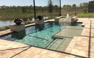 Residential Pool #070 by Fountain Pools and Water Features