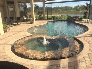 Residential Pool #075 by Fountain Pools and Water Features