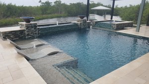 Residential Pool #077 by Fountain Pools and Water Features