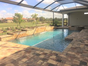 Residential Pool #090 by Fountain Pools and Water Features