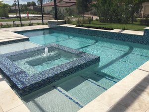 Residential Pool #105 by Fountain Pools and Water Features